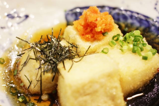 ●Agedashi tofu is a representative dish of Japan！！