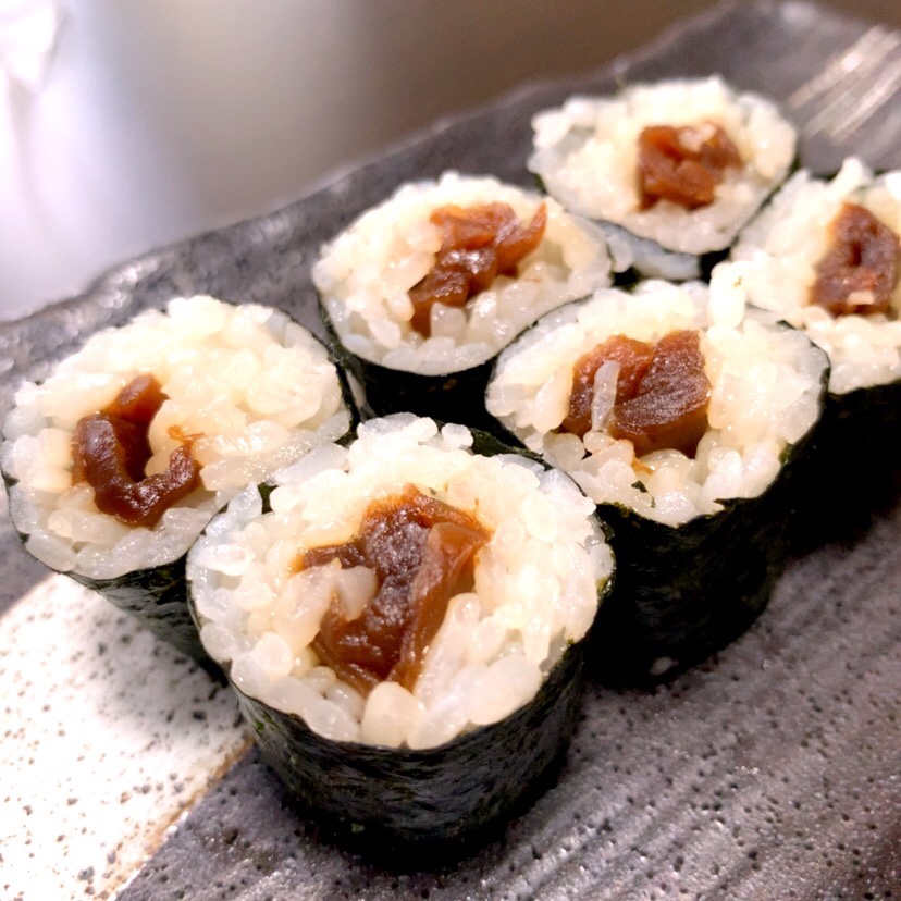 ●Dried gourd shavings sushi roll (Kanpyou sushi roll) is healthy sushi