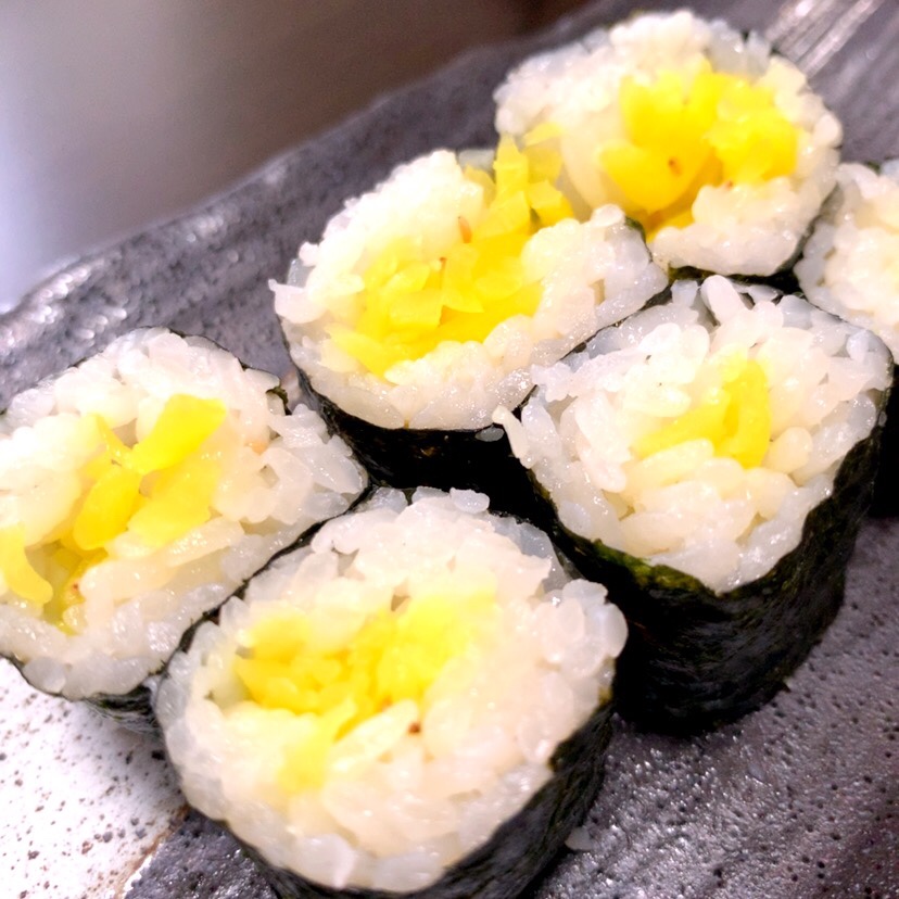 ●Do you like sushi?Delicious japanese hosomaki sushi~Oshinko roll~