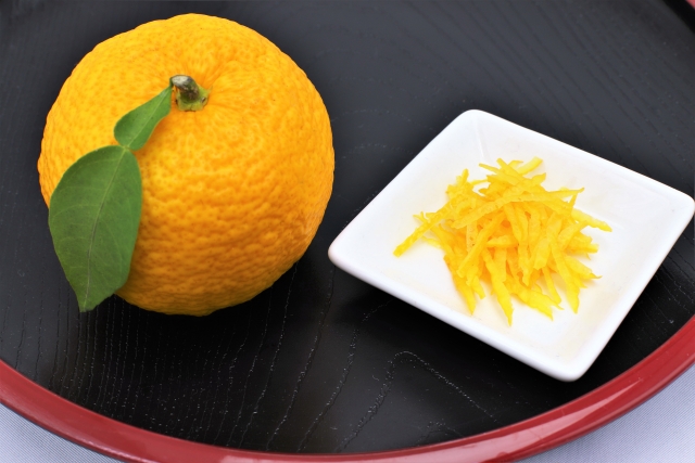 ●Japanese yuzu Full of nutrition citrus fruit.